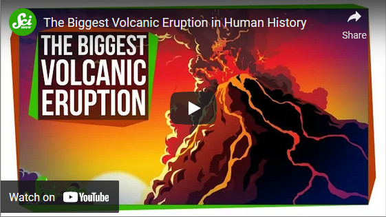 The biggest volcanic eruption
