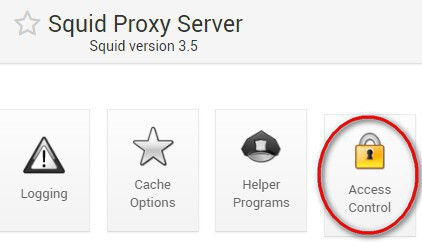 Squid Proxy Server access control