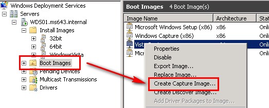 Boot image folder