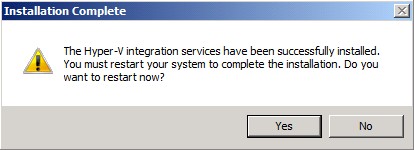 Hyper-V integration services