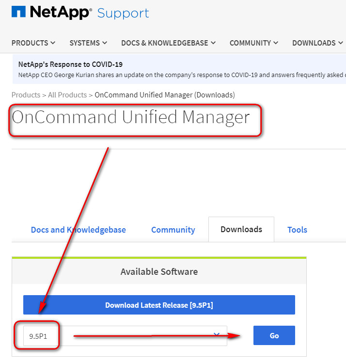 Install onCommand Unified Manager 9.5 P1 for NetApp and qtree configuration