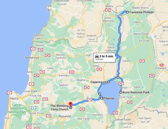 Jerusalem route days 2 and 3