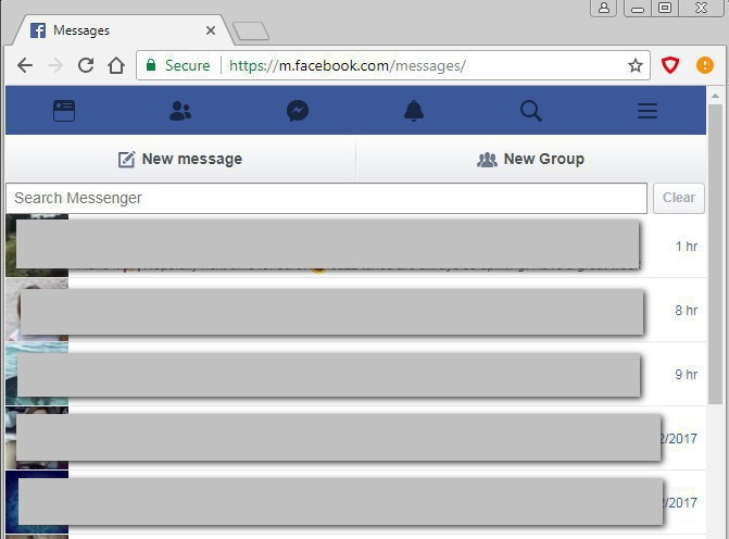 Como guardar los mensajes de Facebook a PDF