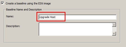 Upgrade ESXi host