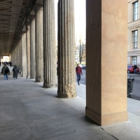 These columns still show the bullets of the battle of Berlin in 1945