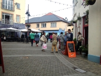 Sligo town center is pedestrian, nice