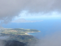 the views were great at the top, but didn't get lucky with the clouds, at the far distance Clare island