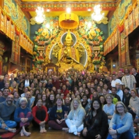 Picture group with Ling Rinpoche
