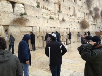The minute I touch the stones laid down by King Herod is started to rain profusely, Hey! What can I say? Jerusalemites said that they needed the rain