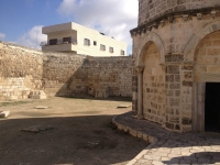 The Church of Ascension, a Crusader construction later demolished by Saladin's army