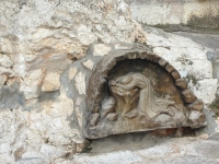 Beautiful sculpture of the agony of Jesus in the Garden of Gethsemane