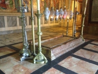 On our last visit, early in the morning, the Holy Sepulchre Church was empty