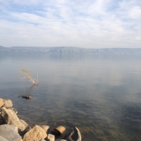 There was always some kind of white mist around the Sea of Galilee