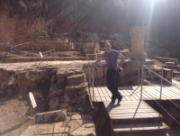 Me at Caesarea Philippi, the place where Jesus revealed his true nature to his apostles: I am the Son of God