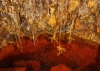 Bacteria feeding in sulphur and metal rich water, in Crystal Pool Parys Mine, North Wales