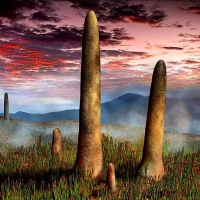 Prototaxites, gigantic fungus of up to 8 meters long that lived approximately 420 to 350 Mya; they could have used its tall columnar structure for spore dispersal