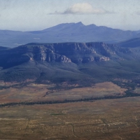 Ediacara Hills and Flinders Ranges of southern Australia, where most of these fossils were found. This was the seabed of an ocean 600 million years ago