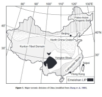 Location of Emeishan Large Igneous Province 