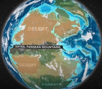 Our planet during the Permian period, 250 Mya