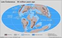 Late Cretaceous 94 million years ago