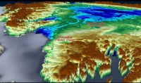 Hiawatha impact crater in Greenland
