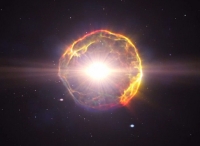 An artist’s rendition of a supernova explosion. Stellar nucleosynthesis is not powerful enough to create heavy materials such as Iron 60, you need a lot of energy to do that, something like a supernova explosion or the collision of two neutron stars to do